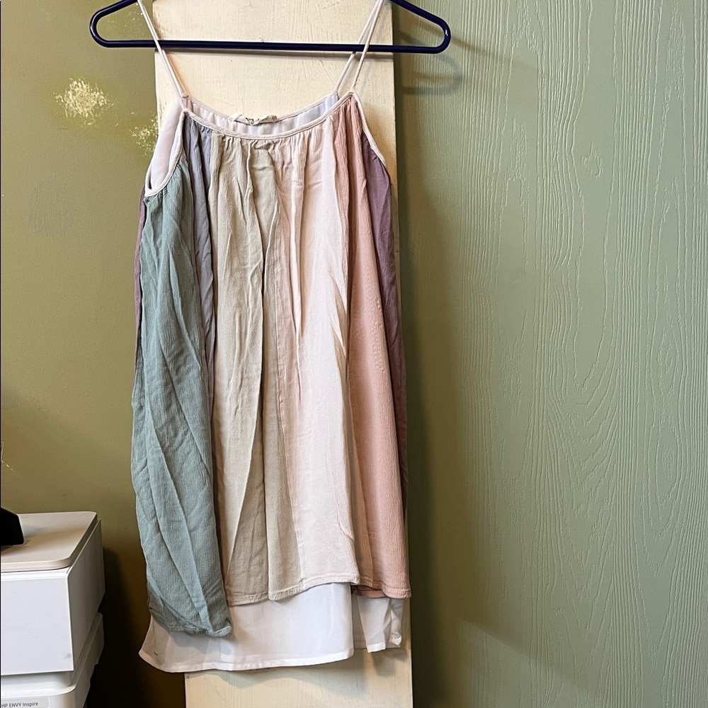 Multicolor Striped Tank Top